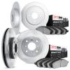 6504-03049 Brake Rotors w/5000 Advanced Brake Pads Kit, 2012-2017 Multiple Makes/Models, Position: Front and Rear - image 1
