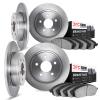 6504-31003 Brake Rotors w/5000 Advanced Brake Pads Kit, 1976-1976 BMW, Position: Front and Rear - image 1