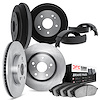 6504-67220 Brake Rotors w/5000 Advanced Brake Pads/Drums & Shoes Kit, 2013-2021 Multiple Makes/Models, Position: Front and Rear - image 1
