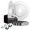 6512-22010 Brake Rotors w/5000 Advanced Brake Pads Kit with Hardware, 1976-1979 Lotus, Position: Front - image 2