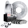 6512-23035 Brake Rotors w/5000 Advanced Brake Pads Kit with Hardware, 1971-1983 Renault, Position: Front - image 2