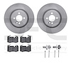 6512-32061 Brake Rotors w/5000 Advanced Brake Pads Kit with Hardware, 2009-2014 Mini, Position: Front - image 1
