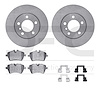 6512-32065 Brake Rotors w/5000 Advanced Brake Pads Kit with Hardware, 2013-2016 Mini, Position: Front - image 1
