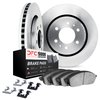 6512-40268 Brake Rotors w/5000 Advanced Brake Pads Kit with Hardware, Fits Select Multiple Makes/Models, Position: Front - image 2