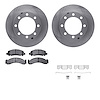 6512-40303 Brake Rotors w/5000 Advanced Brake Pads Kit with Hardware, 1977-1993 Multiple Makes/Models, Position: Front - image 1