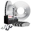 6512-40357 Brake Rotors w/5000 Advanced Brake Pads Kit with Hardware, 1994-1997 Mopar, Position: Front - image 2