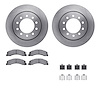 6512-40474 Brake Rotors w/5000 Advanced Brake Pads Kit with Hardware, 2008-2021 Multiple Makes/Models, Position: Front