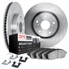 6512-42105 Brake Rotors w/5000 Advanced Brake Pads Kit with Hardware, 2008-2012 Mopar, Position: Front - image 2