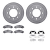 6512-48304 Brake Rotors w/5000 Advanced Brake Pads Kit with Hardware, 2005-2005 GM, Position: Rear - image 1