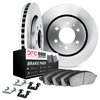 6512-48330 Brake Rotors w/5000 Advanced Brake Pads Kit with Hardware, 2007-2014 GM, Position: Rear - image 2