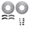 6512-48360 Brake Rotors w/5000 Advanced Brake Pads Kit with Hardware, 2011-2019 GM, Position: Rear - image 1