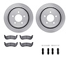 6512-56115 Brake Rotors w/5000 Advanced Brake Pads Kit with Hardware, 2003-2011 Ford/Lincoln/Mercury/Mazda, Position: Rear - image 1