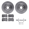 6512-59494 Brake Rotors w/5000 Advanced Brake Pads Kit with Hardware, 2020-2021 Acura/Honda, Position: Front - image 1