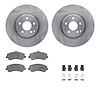 6512-63512 Brake Rotors w/5000 Advanced Brake Pads Kit with Hardware, 2009-2015 Mercedes-Benz, Position: Front - image 1
