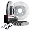 6512-63578 Brake Rotors w/5000 Advanced Brake Pads Kit with Hardware, 2016-2018 Smart, Position: Front - image 2