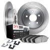 6512-73307 Brake Rotors w/5000 Advanced Brake Pads Kit with Hardware, 2002-2006 Audi/Volkswagen, Position: Rear - image 2