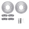 6512-76644 Brake Rotors w/5000 Advanced Brake Pads Kit with Hardware, 2001-2009 Lexus/Toyota/Scion, Position: Rear - image 1
