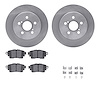 6512-76716 Brake Rotors w/5000 Advanced Brake Pads Kit with Hardware, Fits Select Lexus/Toyota/Scion, Position: Rear - image 1