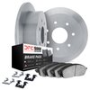 6512-99408 Brake Rotors w/5000 Advanced Brake Pads Kit with Hardware, 1997-2004 Ford/Lincoln/Mercury/Mazda, Position: Rear - image 2