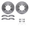 6512-99426 Brake Rotors w/5000 Advanced Brake Pads Kit with Hardware, 1999-1999 Ford/Lincoln/Mercury/Mazda, Position: Front - image 1