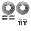 6512-99429 Brake Rotors w/5000 Advanced Brake Pads Kit with Hardware, 1999-2001 Ford/Lincoln/Mercury/Mazda, Position: Front - image 1