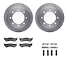 6512-99465 Brake Rotors w/5000 Advanced Brake Pads Kit with Hardware, 1999-2007 Ford/Lincoln/Mercury/Mazda, Position: Rear - image 1