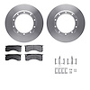 6512-99771 Brake Rotors w/5000 Advanced Brake Pads Kit with Hardware, Fits Select Multiple Makes/Models, Position: Front, Rear