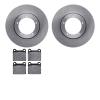 6602-02006 Brake Rotors w/5000 Euro Ceramic Brake Pads, 1965-1976 Porsche, Position: Front - image 1