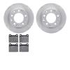 6602-02018 Brake Rotors w/5000 Euro Ceramic Brake Pads, 1969-1983 Porsche, Position: Rear - image 1