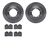 6602-02034 Brake Rotors w/5000 Euro Ceramic Brake Pads, 1986-1986 Porsche, Position: Front - image 1