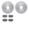 6602-11007 Brake Rotors w/5000 Euro Ceramic Brake Pads, 1994-2004 Land Rover, Position: Rear - image 1