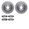 6602-11051 Brake Rotors w/5000 Euro Ceramic Brake Pads, 2010-2012 Land Rover, Position: Front - image 1