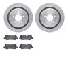 6602-11059 Brake Rotors w/5000 Euro Ceramic Brake Pads, 2006-2012 Land Rover, Position: Rear - image 1