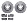 6602-11071 Brake Rotors w/5000 Euro Ceramic Brake Pads, 2010-2012 Land Rover, Position: Front - image 1