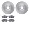 6602-13007 Brake Rotors w/5000 Euro Ceramic Brake Pads, 2002-2010 GM, Position: Front - image 1