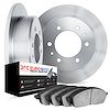 6602-16015 Brake Rotors w/5000 Euro Ceramic Brake Pads, 1981-1986 Alfa Romeo, Position: Rear - image 1