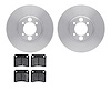6602-20003 Brake Rotors w/5000 Euro Ceramic Brake Pads, 1968-1987 Jaguar, Position: Rear - image 1