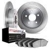 6602-20046 Brake Rotors w/5000 Euro Ceramic Brake Pads, 2001-2004 Multiple Makes/Models, Position: Rear - image 2
