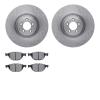 6602-20086 Brake Rotors w/5000 Euro Ceramic Brake Pads, Fits Select Jaguar, Position: Front - image 1