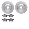 6602-20093 Brake Rotors w/5000 Euro Ceramic Brake Pads, 2010-2017 Jaguar, Position: Rear - image 1