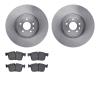 6602-20114 Brake Rotors w/5000 Euro Ceramic Brake Pads, Fits Select Jaguar, Position: Front - image 1