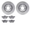 6602-27119 Brake Rotors w/5000 Euro Ceramic Brake Pads, 1999-2009 Volvo, Position: Front - image 1