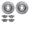 6602-27178 Brake Rotors w/5000 Euro Ceramic Brake Pads, 2007-2018 Volvo, Position: Front - image 1