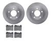 6602-31031 Brake Rotors w/5000 Euro Ceramic Brake Pads, 1976-1982 BMW, Position: Front - image 1