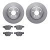 6602-31330 Brake Rotors w/5000 Euro Ceramic Brake Pads, 2011-2019 BMW, Position: Front - image 1