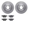 6602-31344 Brake Rotors w/5000 Euro Ceramic Brake Pads, 2011-2016 BMW, Position: Front - image 1