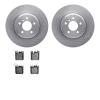 6602-31388 Brake Rotors w/5000 Euro Ceramic Brake Pads, 2013-2021 BMW, Position: Rear - image 1