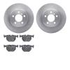 6602-31422 Brake Rotors w/5000 Euro Ceramic Brake Pads, 2000-2006 BMW, Position: Rear - image 1
