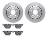 6602-31426 Brake Rotors w/5000 Euro Ceramic Brake Pads, 2002-2006 BMW, Position: Rear - image 1