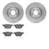 6602-31441 Brake Rotors w/5000 Euro Ceramic Brake Pads, 2007-2018 BMW, Position: Front - image 1